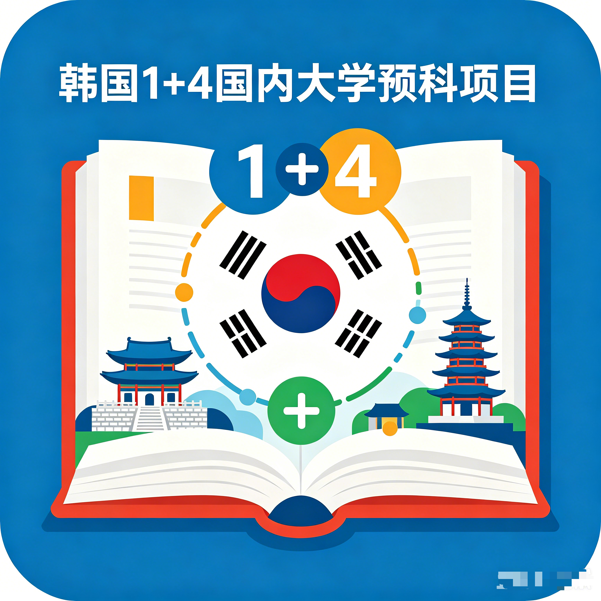 兴安韩国留学1+4国内大学预科项目